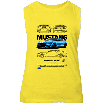 Canotta Unisex mustang gt black