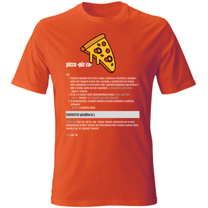T-Shirt Unisex pizza white