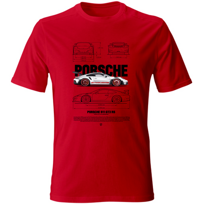 T-Shirt Unisex porsche gt black1