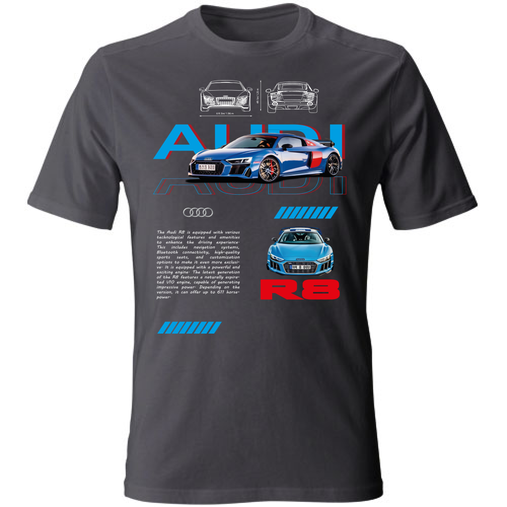 T-Shirt Unisex audi r8