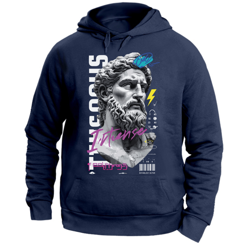 Felpa Unisex con Cappuccio divinità1
