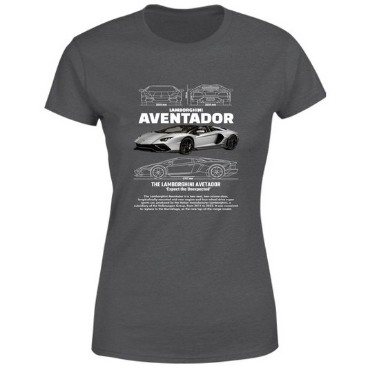 T-Shirt Donna lambo aventador2