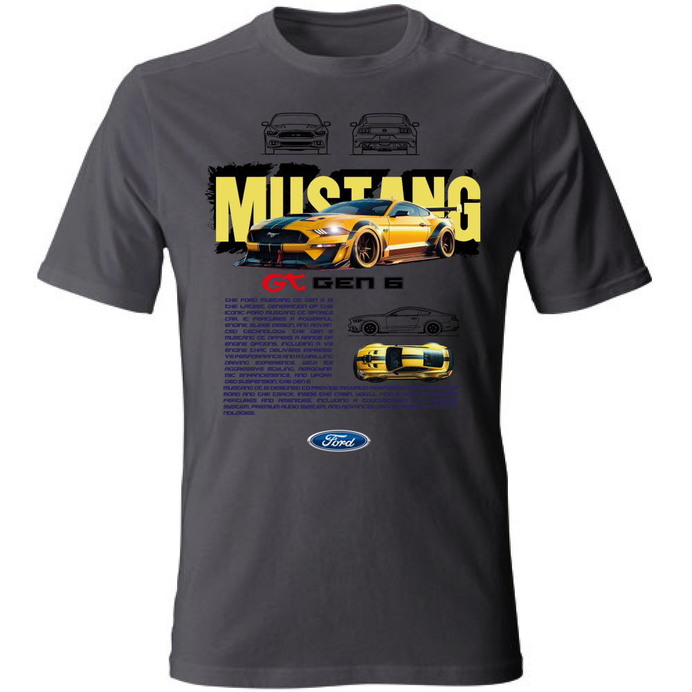 T-Shirt Unisex mustang gt gen