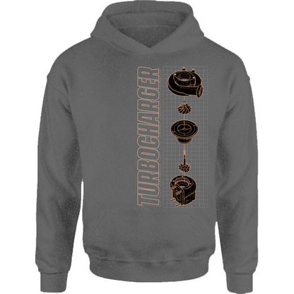 Felpa Bambino con Cappuccio turbo charger