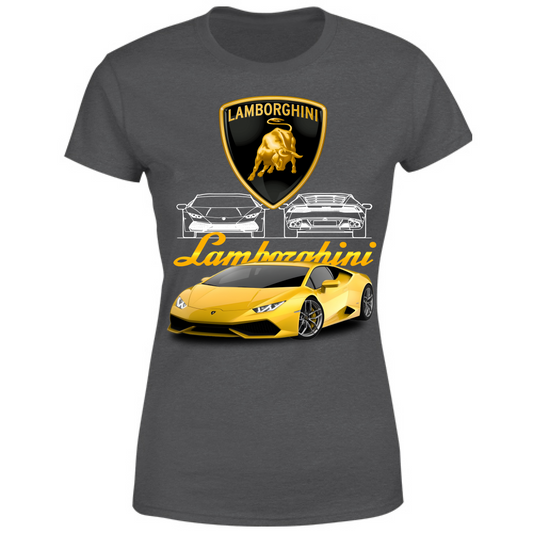 T-Shirt Donna lambo huracan1