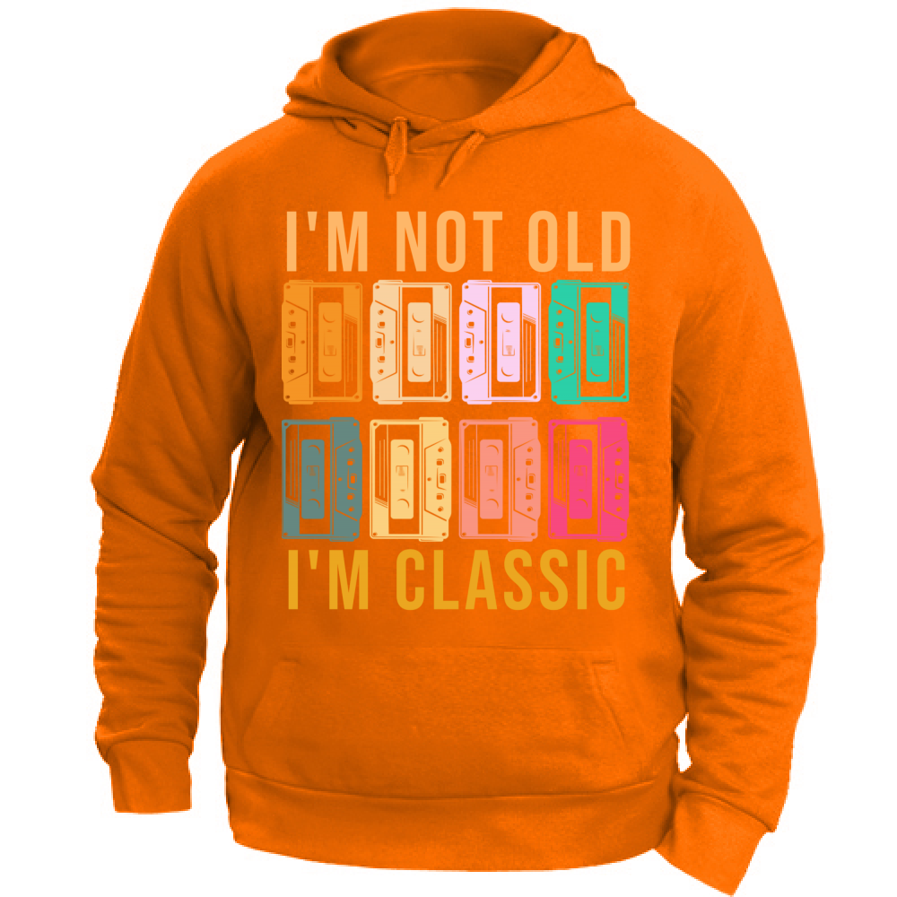 Felpa Unisex con Cappuccio not old 2