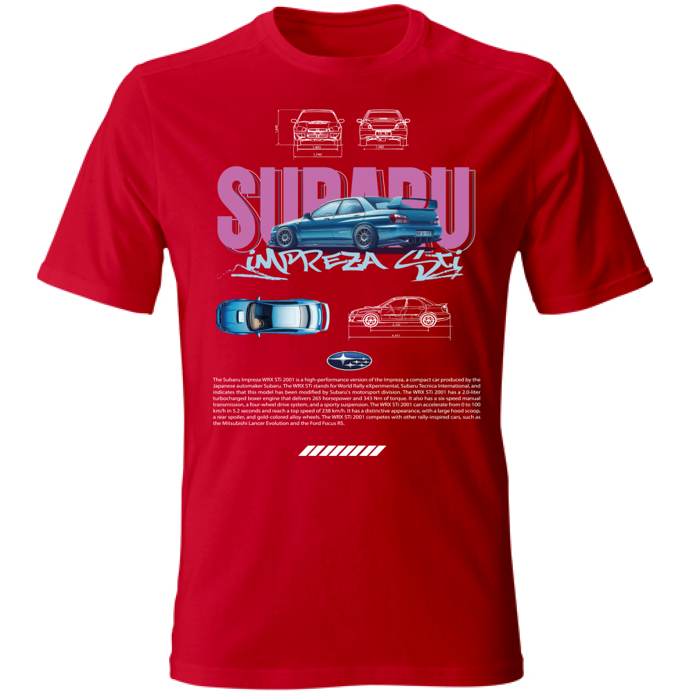 T-Shirt Unisex subaru impreza sti