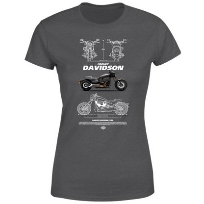 T-Shirt Donna harley davidson 1