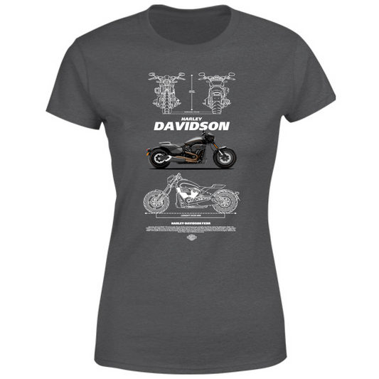 T-Shirt Donna harley davidson 1