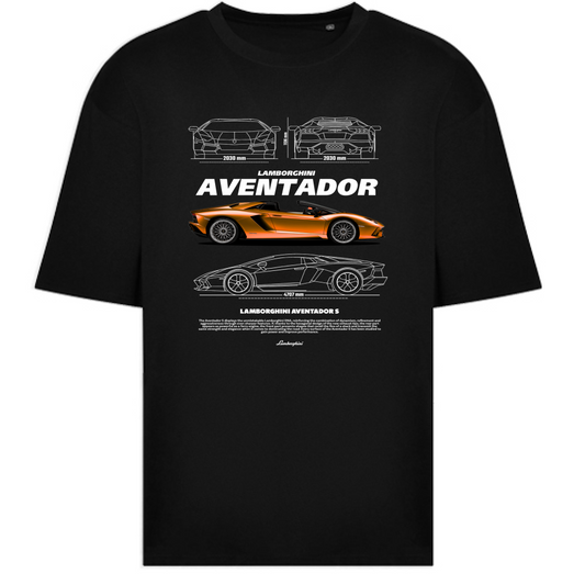 T-Shirt Oversize lambo aventador1