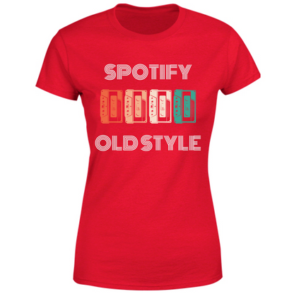 T-Shirt Donna spotify old style