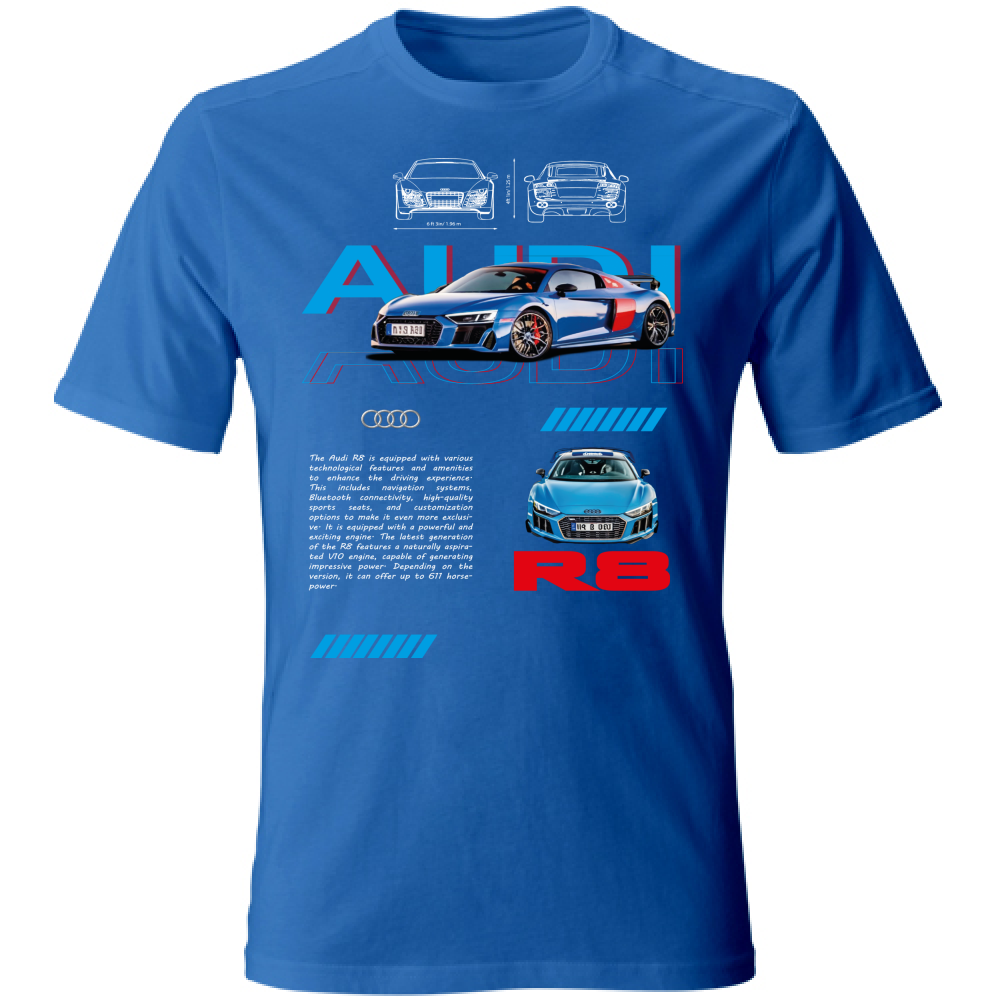 T-Shirt Unisex audi r8
