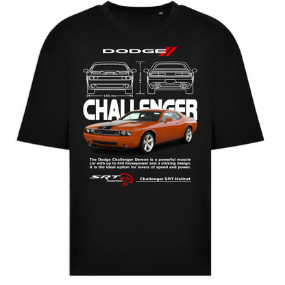 T-Shirt Oversize challenger orange