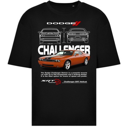 T-Shirt Oversize challenger orange