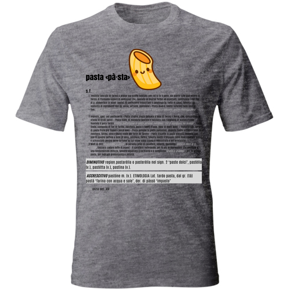 T-Shirt Unisex pasta black