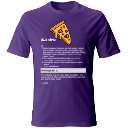T-Shirt Unisex pizza white