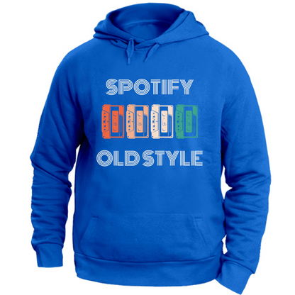Felpa Unisex con Cappuccio spotify old style