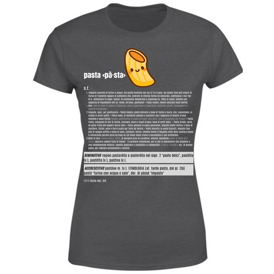 T-Shirt Donna pasta white