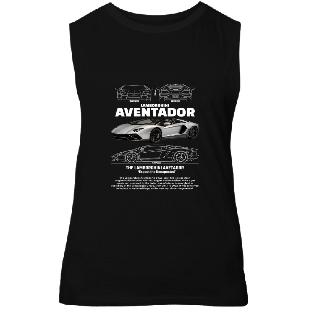 Canotta Unisex lambo aventador2