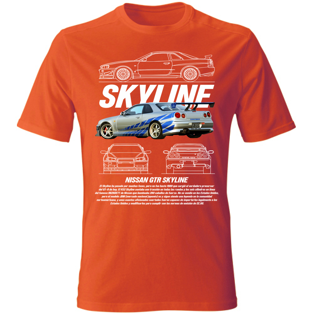 T-Shirt Unisex skyline gtr