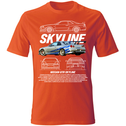 T-Shirt Unisex skyline gtr