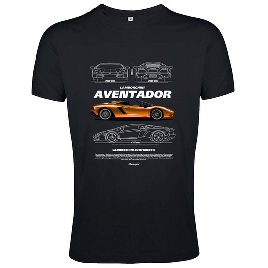 T-Shirt Men Fit lambo aventador1