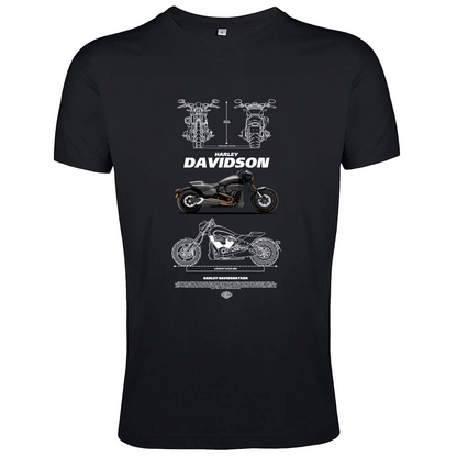 T-Shirt Men Fit harley davidson 1
