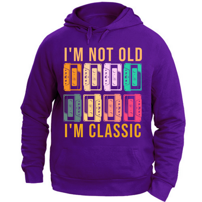 Felpa Unisex con Cappuccio not old 2