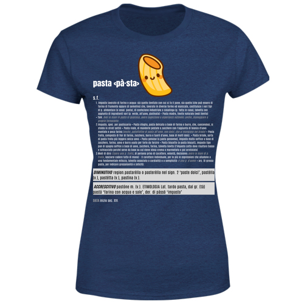 T-Shirt Donna pasta white