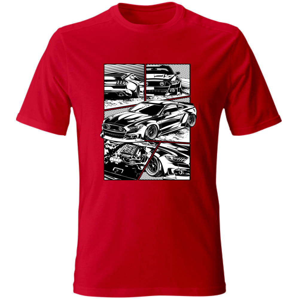 T-Shirt Unisex mustang des