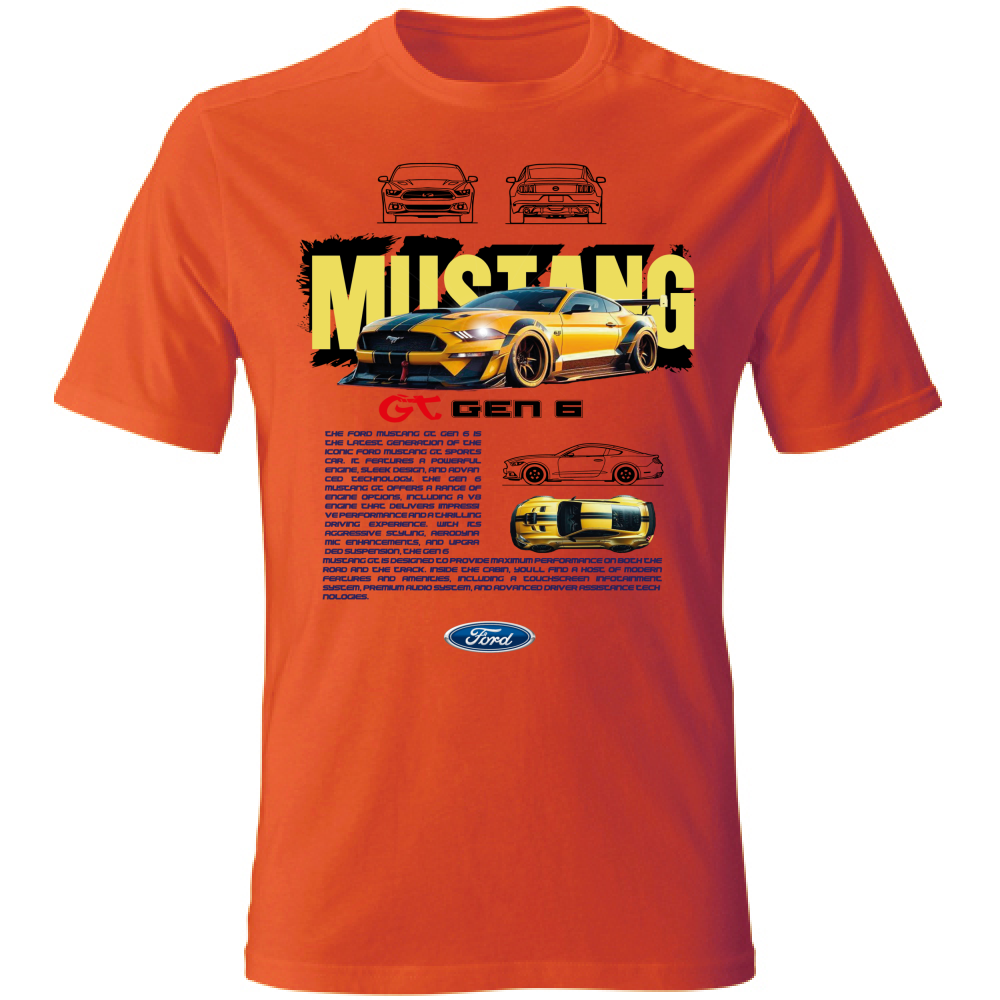 T-Shirt Unisex mustang gt gen