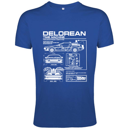 T-Shirt Men Fit delorean1