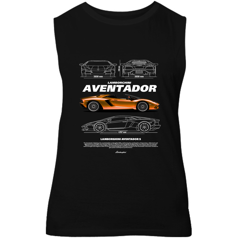 Canotta Unisex lambo aventador1