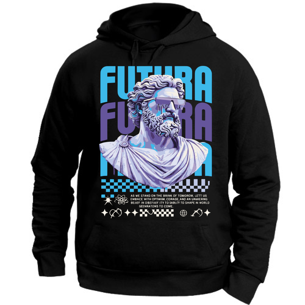 Felpa Unisex con Cappuccio divinità17