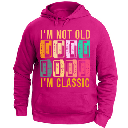 Felpa Unisex con Cappuccio not old 2