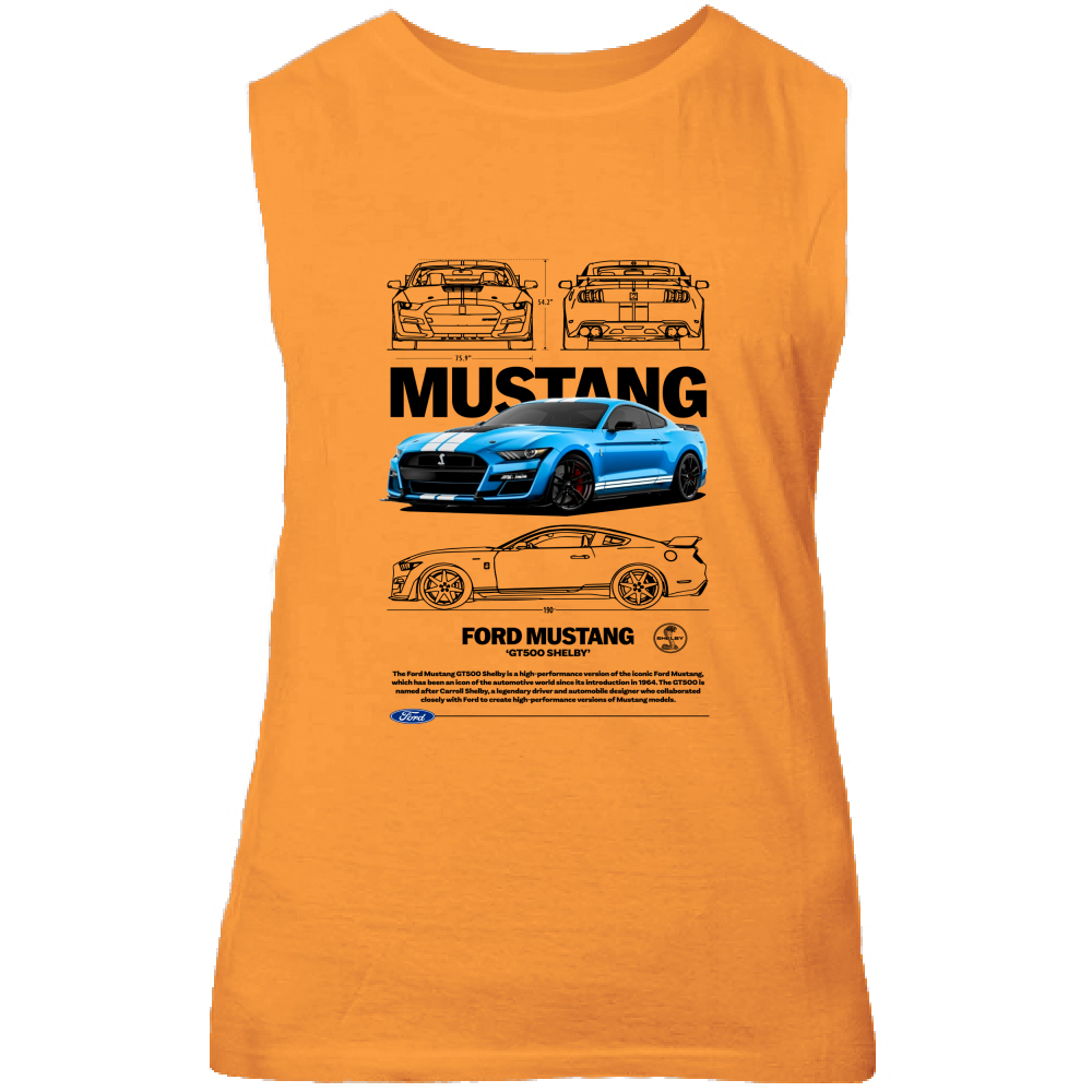 Canotta Unisex mustang gt black