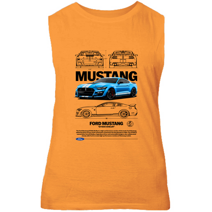 Canotta Unisex mustang gt black