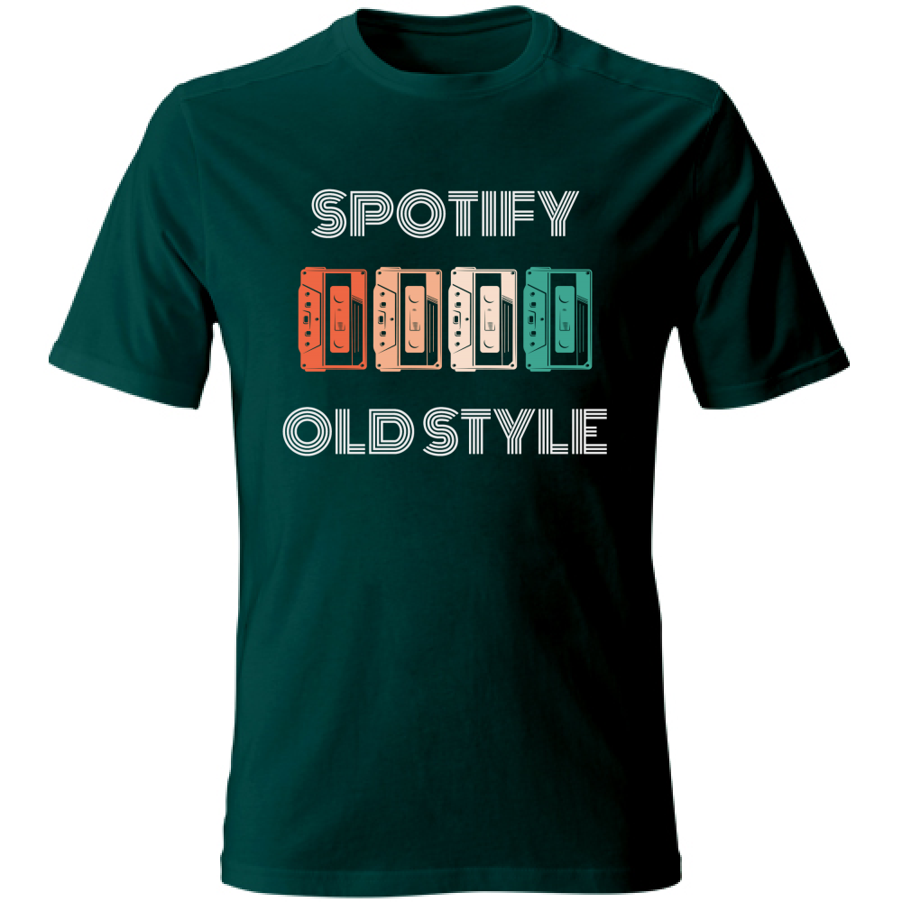 T-Shirt Unisex spotify old style