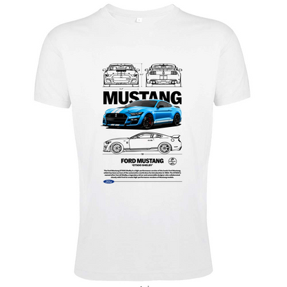 T-Shirt Men Fit mustang gt black