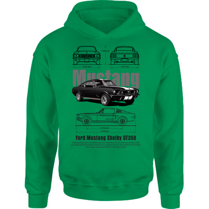 Felpa Bambino con Cappuccio mustang 1