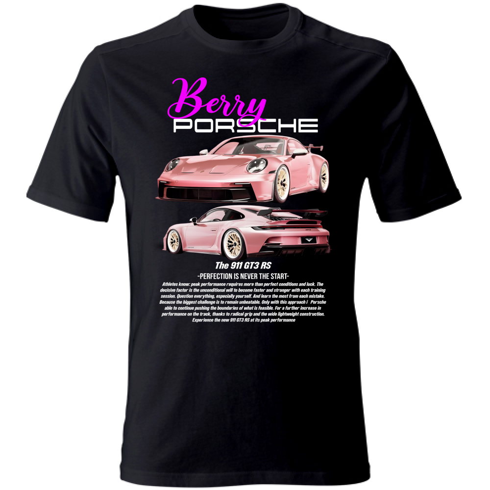 T-Shirt Unisex porsche berry