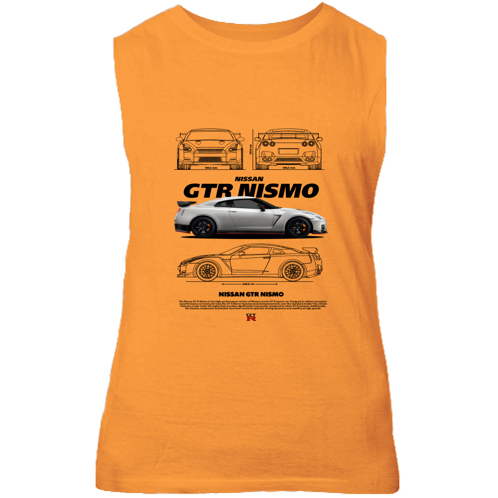 Canotta Unisex nissan gtr nismo black