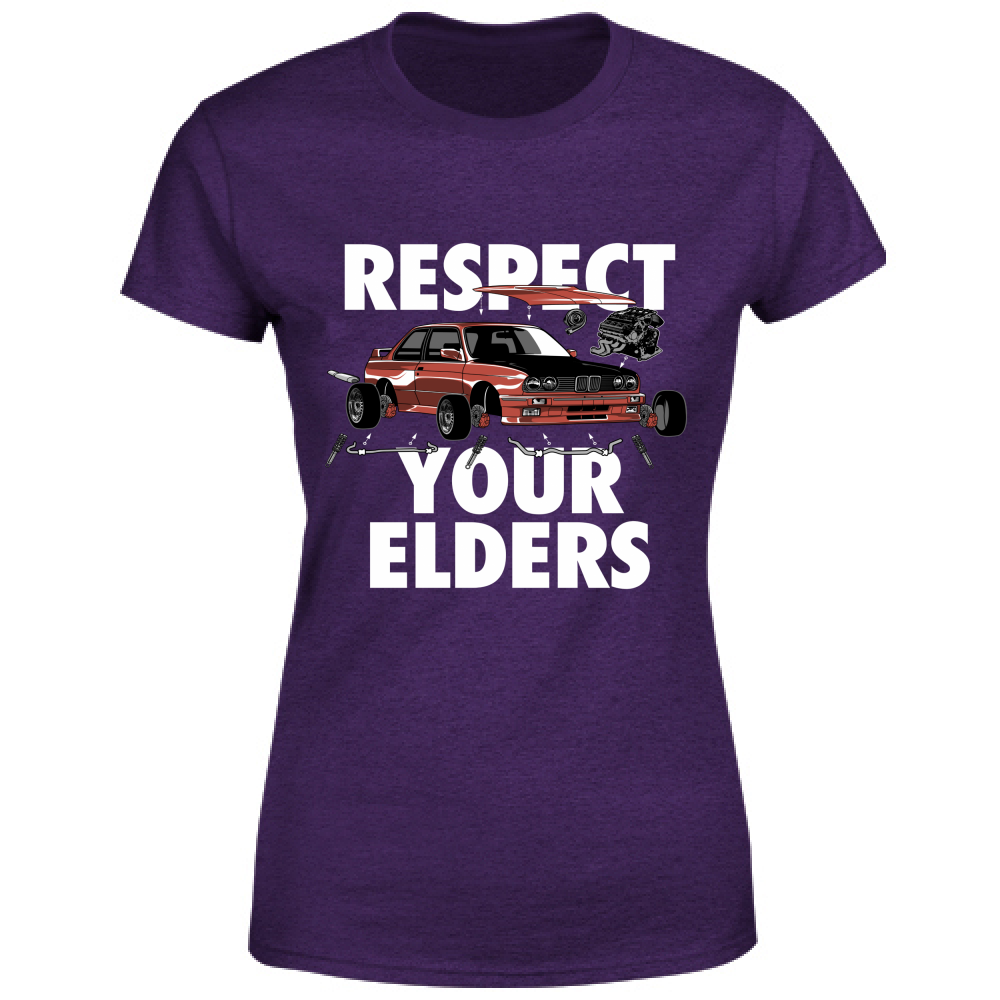T-Shirt Donna cars design 2