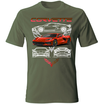 T-Shirt Unisex corvette