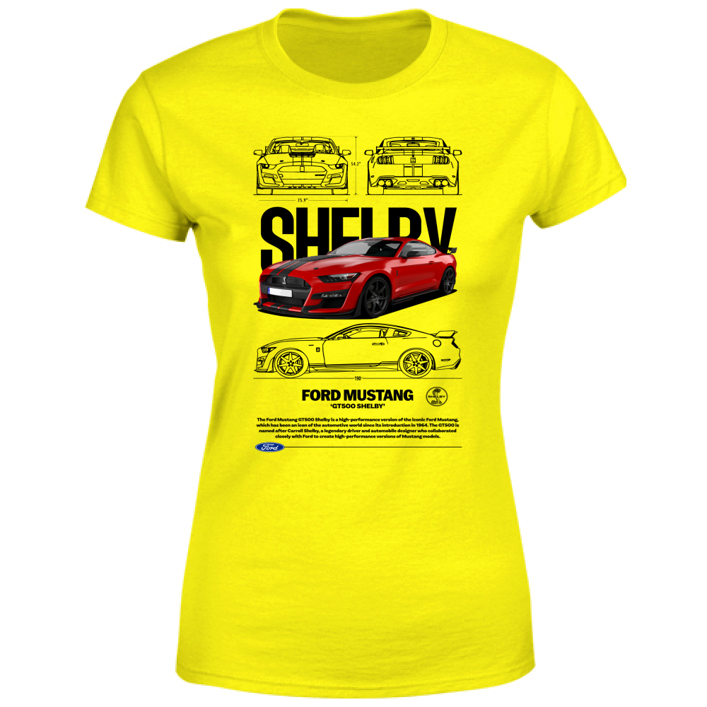 T-Shirt Donna mustang shelby