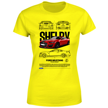 T-Shirt Donna mustang shelby