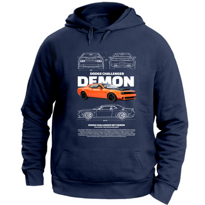 Felpa con Cappuccio Unisex Large dodge3