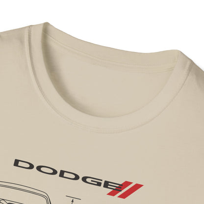 Dodge Challenger Graphic Tee, Car Enthusiast Shirt, Unisex Automotive T-Shirt, Gift for Motorheads, Casual Streetwear