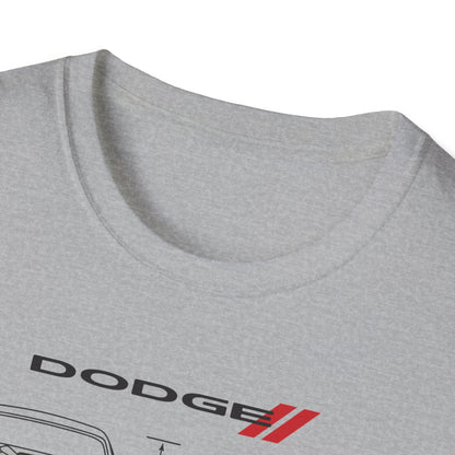 Dodge Challenger Graphic Tee, Car Enthusiast Shirt, Unisex Automotive T-Shirt, Gift for Motorheads, Casual Streetwear